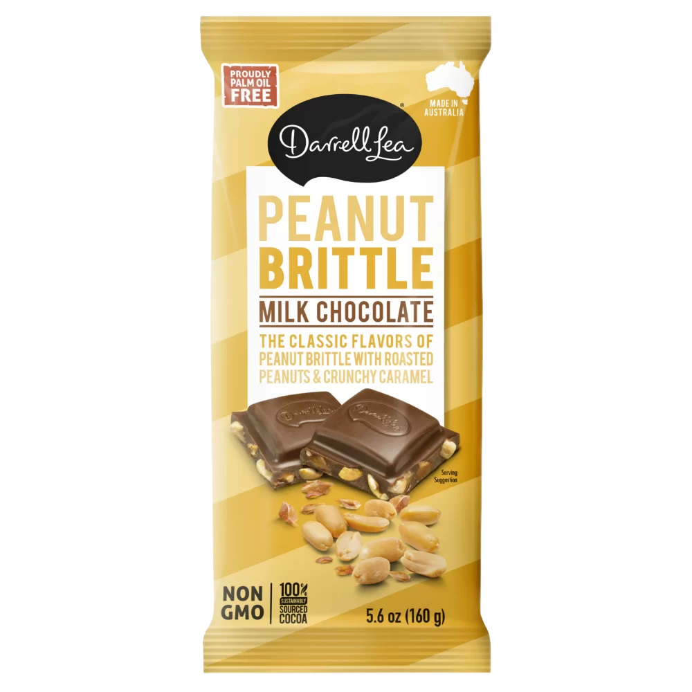 Milk Chocolate Peanut Brittle Block